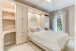 Fifth bedroom: spacious room w/ queen-size murphy bed